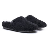 Hush Puppies Womens Good Slipper Teddy Mule Black