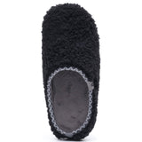 Hush Puppies Womens Good Slipper Teddy Mule Black