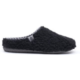 Hush Puppies Womens Good Slipper Teddy Mule Black