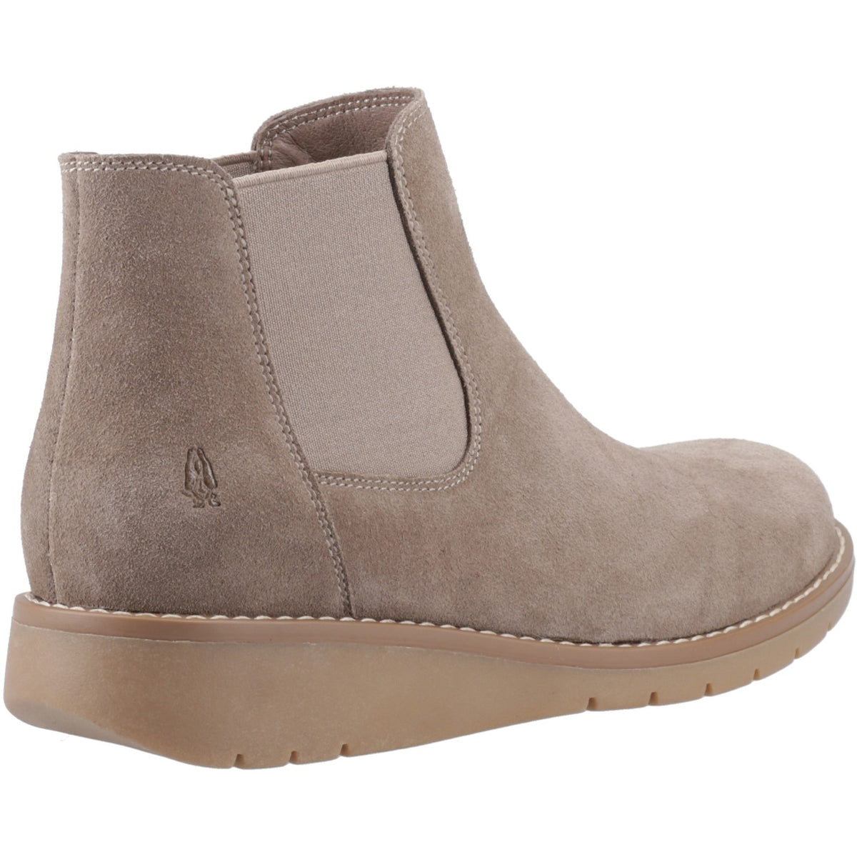 Hush Puppies Womens Leonie Suede Boot Taupe