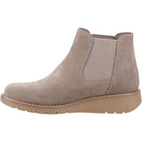 Hush Puppies Womens Leonie Suede Boot Taupe