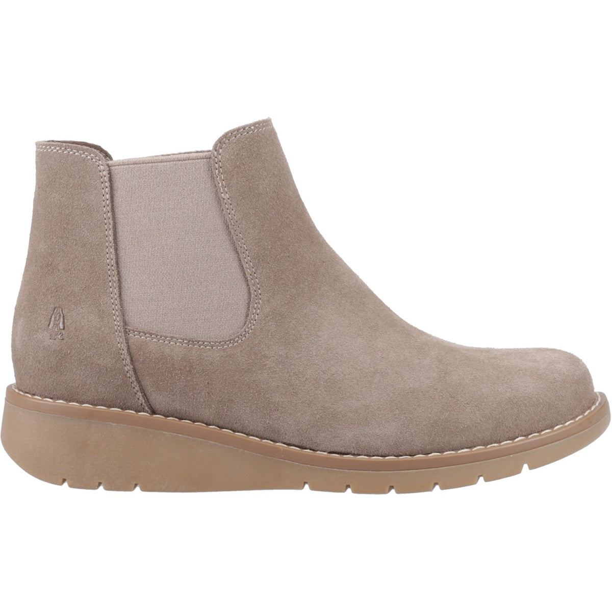 Hush Puppies Womens Leonie Suede Boot Taupe