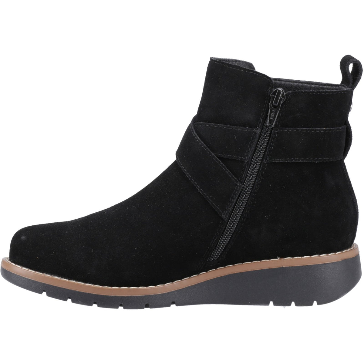 Hush Puppies Womens Lyra Buckle Boot Black