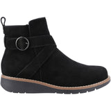Hush Puppies Womens Lyra Buckle Boot Black