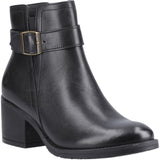 Hush Puppies Womens Hensley Buckle Boot Black