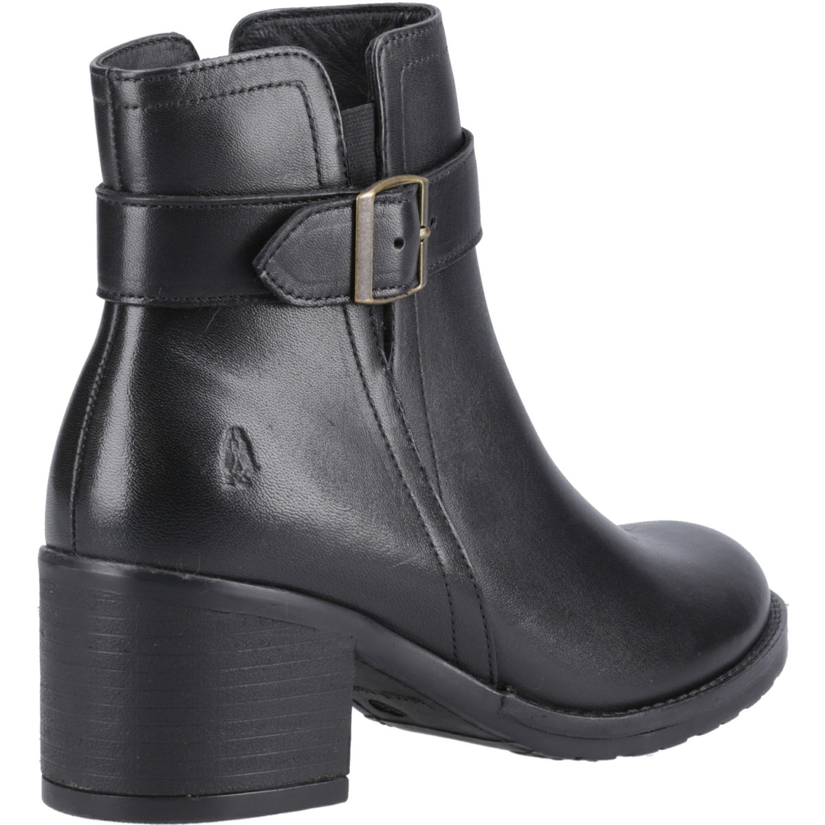 Hush Puppies Womens Hensley Buckle Boot Black