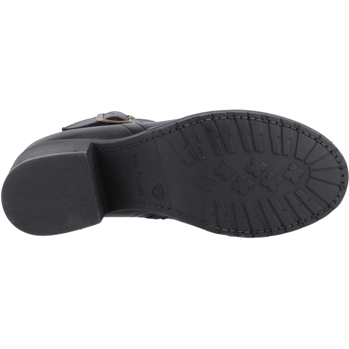 Hush Puppies Womens Hensley Buckle Boot Black