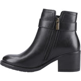 Hush Puppies Womens Hensley Buckle Boot Black