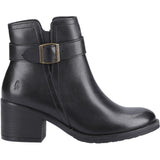 Hush Puppies Womens Hensley Buckle Boot Black