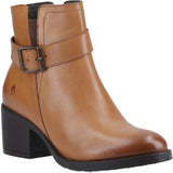 Hush Puppies Womens Hensley Buckle Boot Tan