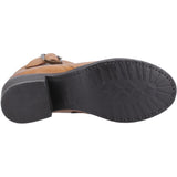 Hush Puppies Womens Hensley Buckle Boot Tan