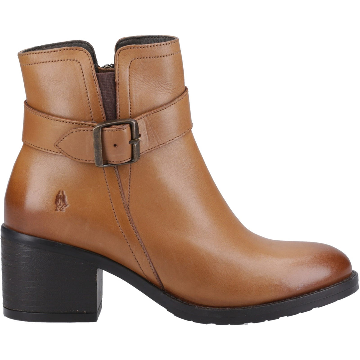 Hush Puppies Womens Hensley Buckle Boot Tan