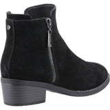 Hush Puppies Womens Ingrid Zip Boot Black