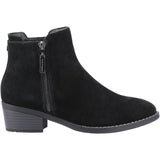 Hush Puppies Womens Ingrid Zip Boot Black