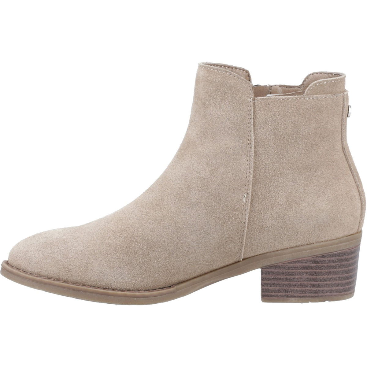 Hush Puppies Womens Ingrid Zip Boot Taupe