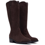 Hush Puppies Womens Isabella Long Boot Chocolate