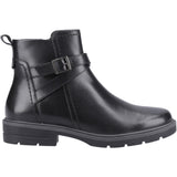 Hush Puppies Womens Tove Buckle Boot Black