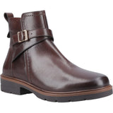 Hush Puppies Womens Tove Buckle Boot Brown