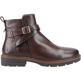 Hush Puppies Womens Tove Buckle Boot Brown