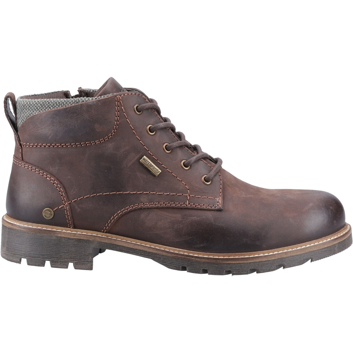 Cotswold Mens Moreton Work Boots Brown