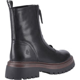 Hush Puppies Womens Roxanna Zip Boot Black Leather