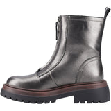 Hush Puppies Womens Roxanna Zip Boot Pewter