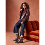 Hush Puppies Womens Roxanna Zip Boot Pewter