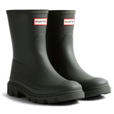 Hunter Unisex Downpour Short Boot Dark Olive