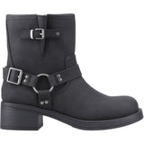 Rocket Dog Womens Nino Mid Biker Boots Black