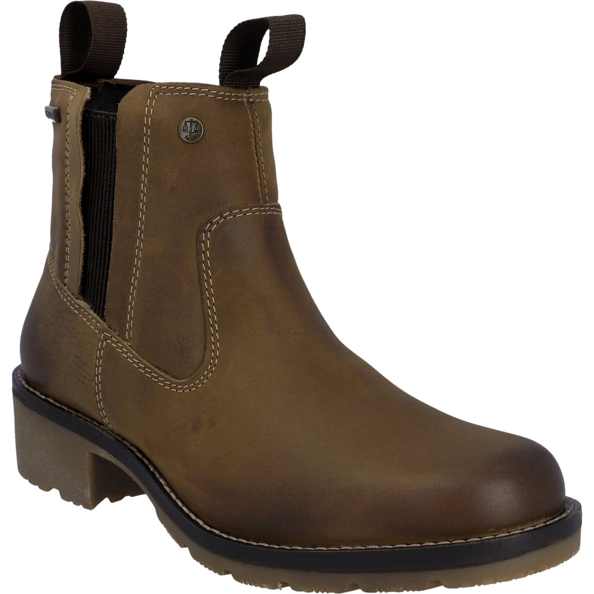 Hunter Womens Skye Dealer Boot Dark Tan