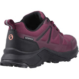 Cotswold Womens Horton Low Recycled Hiking Shoes WP Burgundy