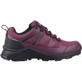 Cotswold Womens Horton Low Recycled Hiking Shoes WP Burgundy