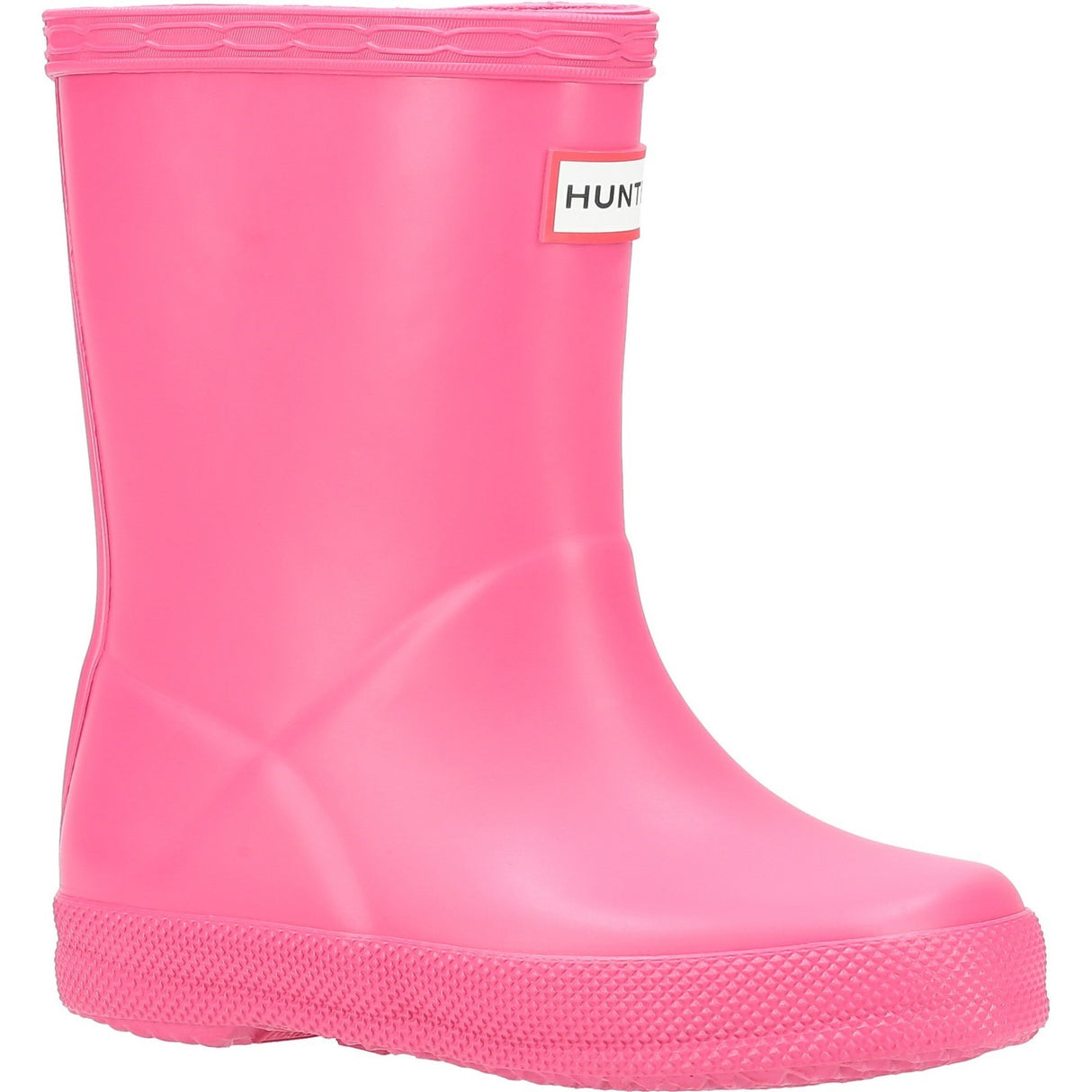 Hunter Junior Kids Kids First (Matte) Wellington Bright Pink