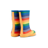 Hunter Junior Kids Original First Classic Rainbow Print Wellington Boots Multicoloured