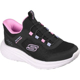 Skechers Junior Girls Bounder Pro Trainer Black