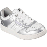 Skechers Junior Girls  Silver/White
