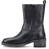 Hush Puppies Womens Althea Buckle Boot BLACK
