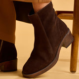Hush Puppies Womens Ayla Boot CHOCOLATE