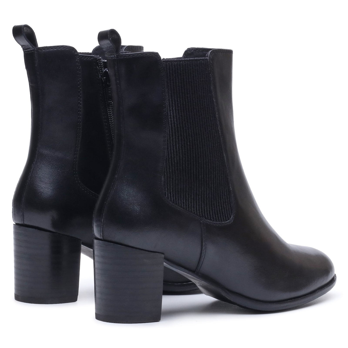 Hush Puppies Womens Camellia Heeled Boot BLACK