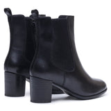 Hush Puppies Womens Camellia Heeled Boot BLACK