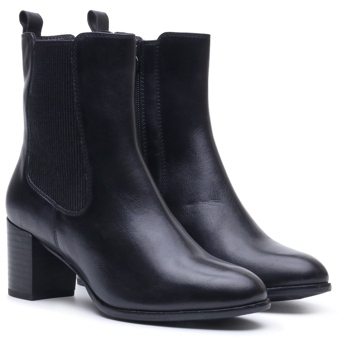 Hush Puppies Womens Camellia Heeled Boot BLACK