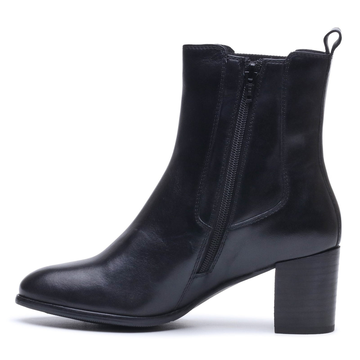 Hush Puppies Womens Camellia Heeled Boot BLACK