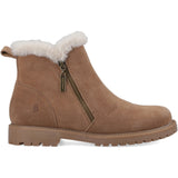 Hush Puppies Womens Hollis Zip Boot LIGHT TAN