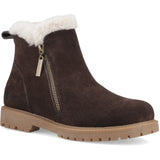 Hush Puppies Womens Hollis Zip Boot CHOCOLATE