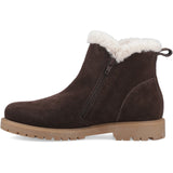 Hush Puppies Womens Hollis Zip Boot CHOCOLATE