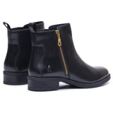 Hush Puppies Womens Perry Zip Boot BLACK