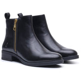 Hush Puppies Womens Perry Zip Boot BLACK