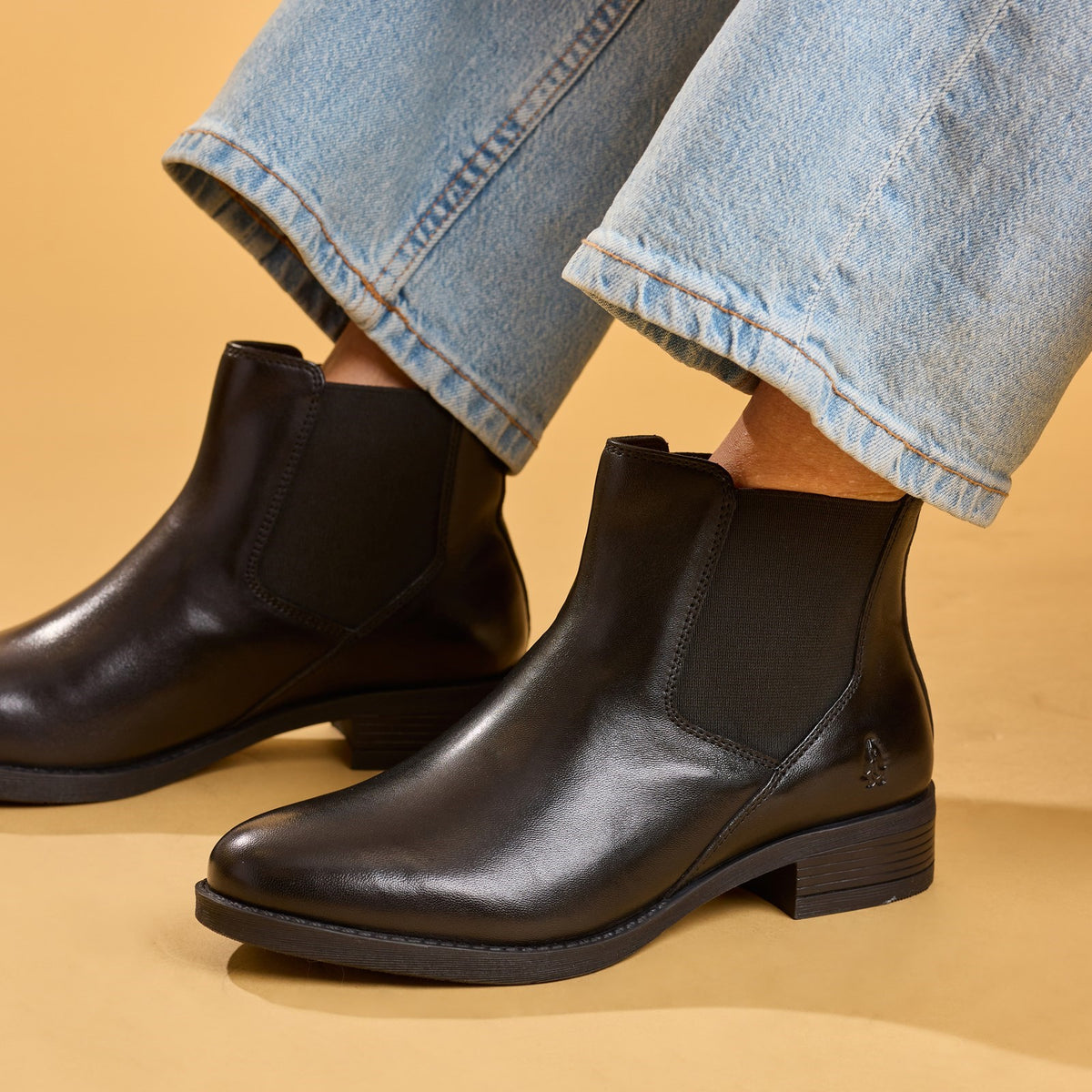 Hush Puppies Womens Peyton Ankle Boot BLACK