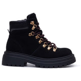 Hush Puppies Womens Robyn Hiker Boot BLACK
