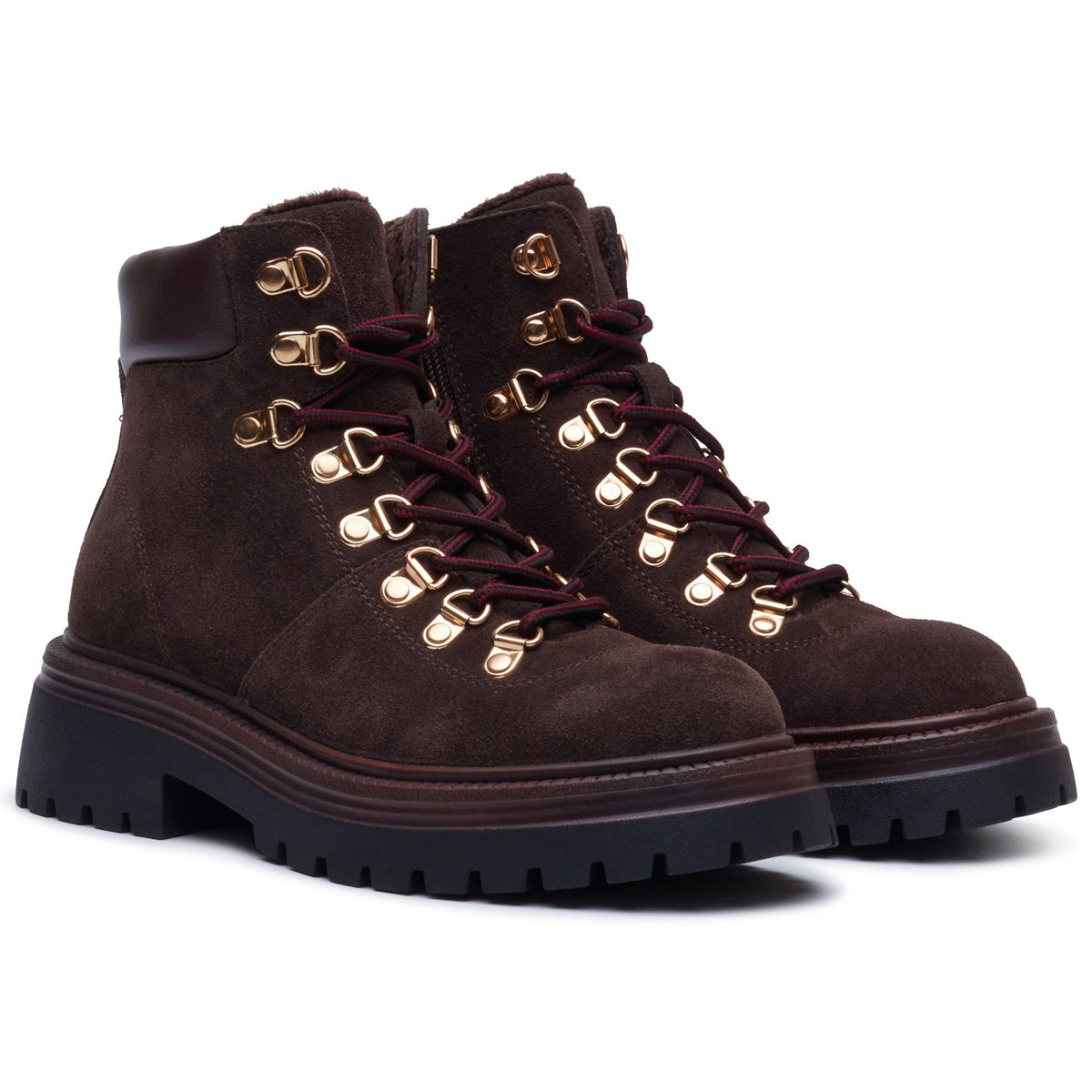 Hush Puppies Womens Robyn Hiker Boot CHOCOLATE